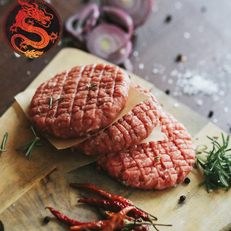 Dragon Premium Burger Patties (1 kg)